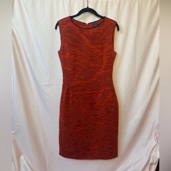 Piazza Sempione Textured Silk Blend Sheath Dress Sz IT 40 - Picture 2 of 12